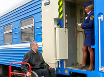 A special car for wheelchair users